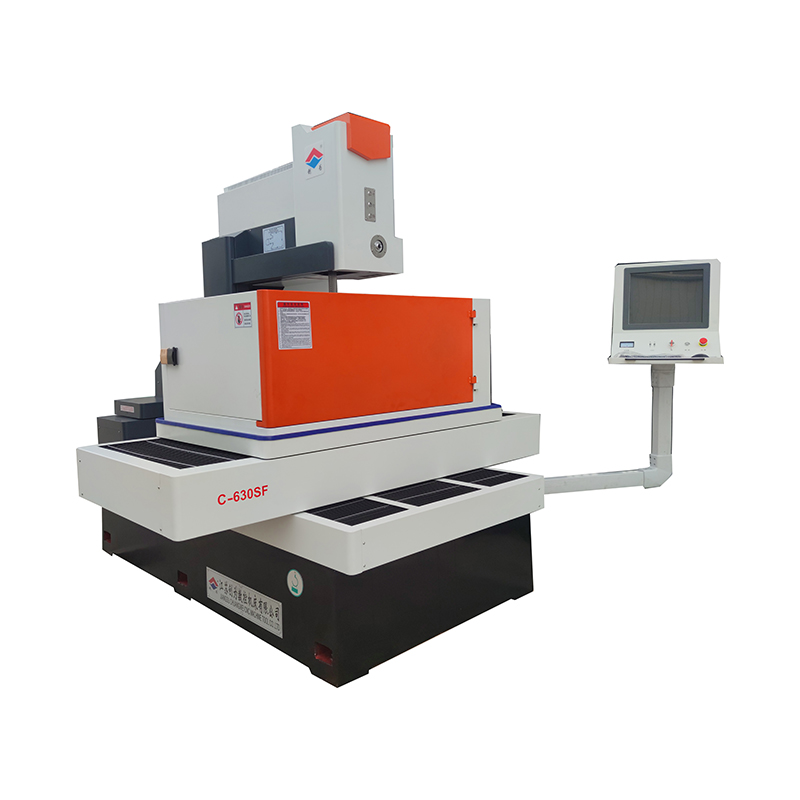 DK7763 เสียงรบกวนต่ำเซอร์โวลวด CNC ลวด EDM เครื่องตัดความเร็วขนาดกลาง