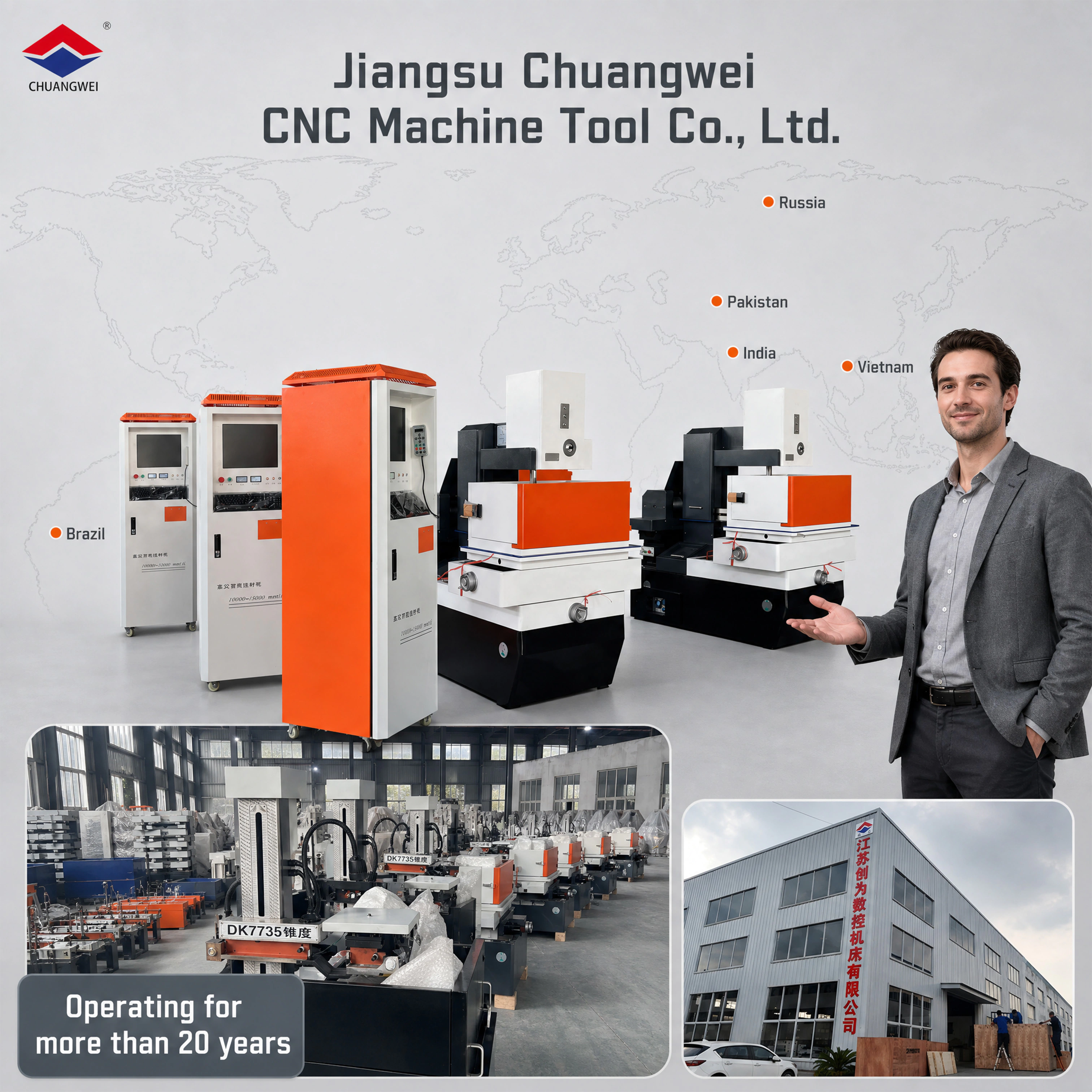 เครื่องตัดลวด CNC ซีรีส์ DK77